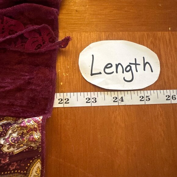 Boho Chic Velvet & Satin Paisley Embellished Spaghetti Strap Dress - Picture 5 of 7